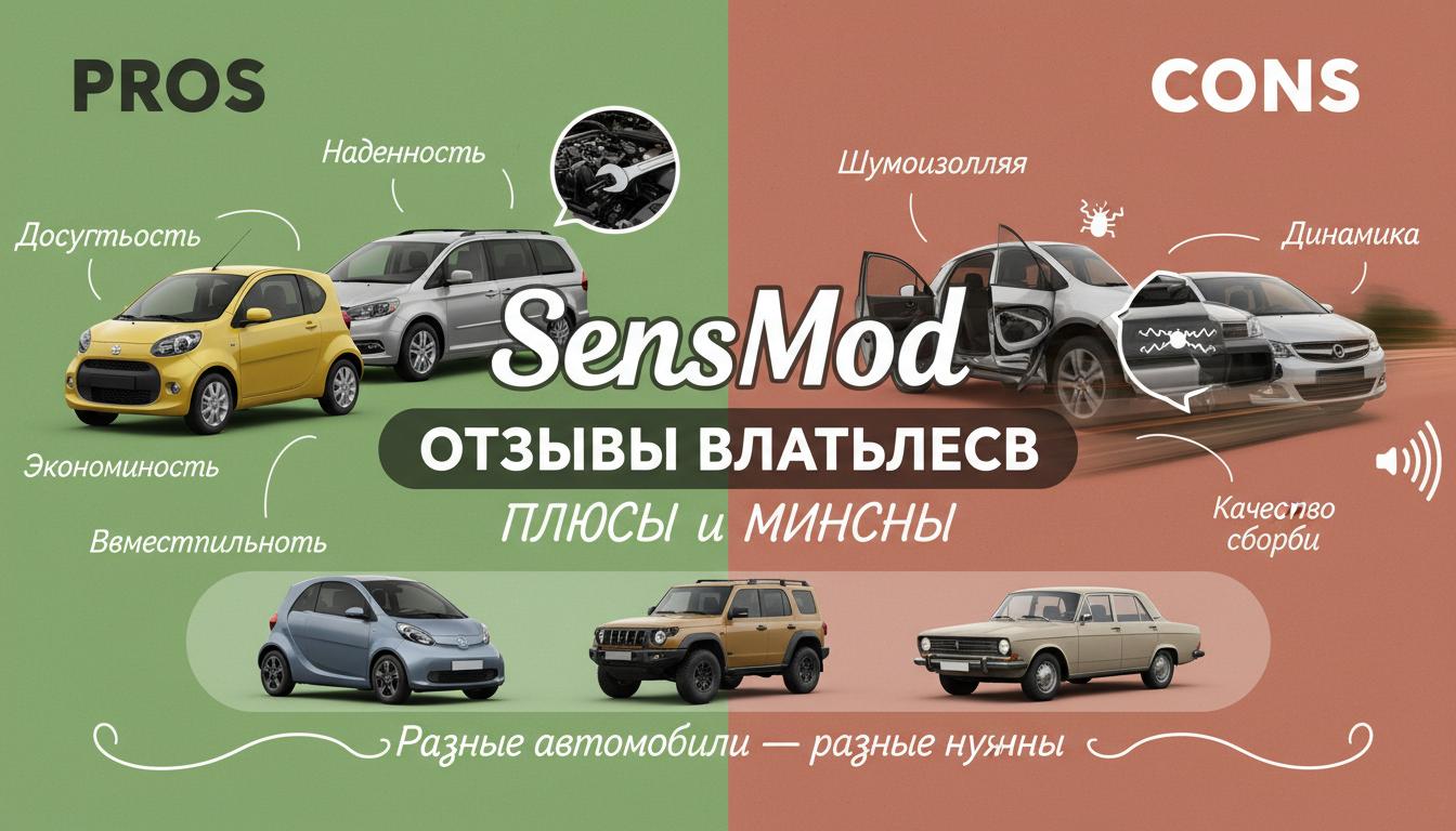 Реальные отзывы владельцев SensMod: плюсы и минусы. Разные автомобили — разные нюансы Реальные отзывы владельцев SensMod: плюсы и минусы. Разные автомобили — разные нюансы